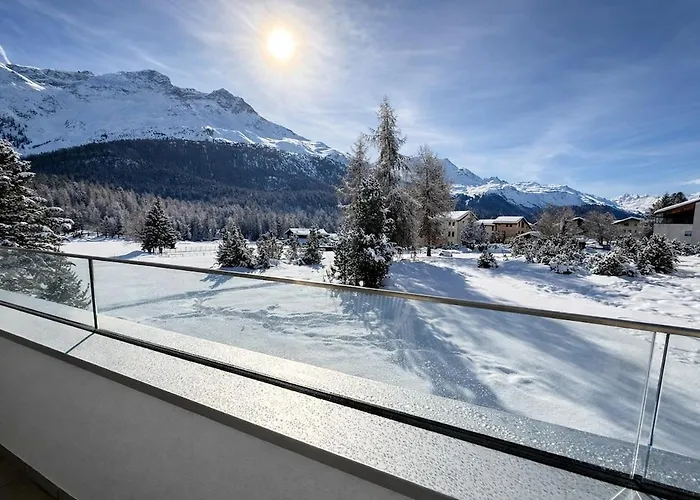 Alpenblick-apartment Mit Pool & Sauna * São Moritz